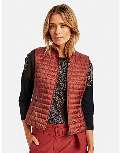 Gerry Weber Weste Outdoor Chaqueta, Estampado Sienna, 40 para Mujer