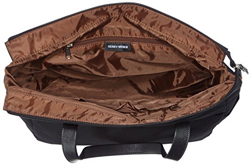 GERRY WEBERLemon Mix II Handbag M - Bolsa de Asa Superior Mujer, color Negro, talla 37x15x25 cm (B x H x T)