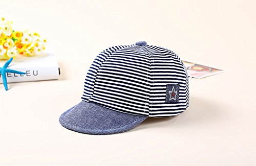 Gespout Béisbol Gorro Niños Bebé Toalla Sombrero Solar Regalo Cumpleaños Sombreros Verano Playa Viaje Gorra de béisbol böhmischen Estilo 1pcs Azul 48cm