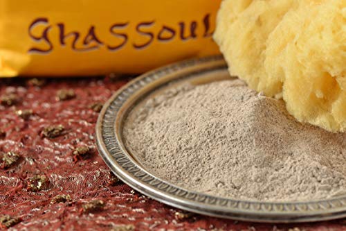 Ghassoul Rhassoul gránulos 1000g | Arcilla roja marroquí para usar como mascarilla para la limpieza facial | Peeling natural para la cara y el cabello | Arcilla limpiadora para el cuidado personal.