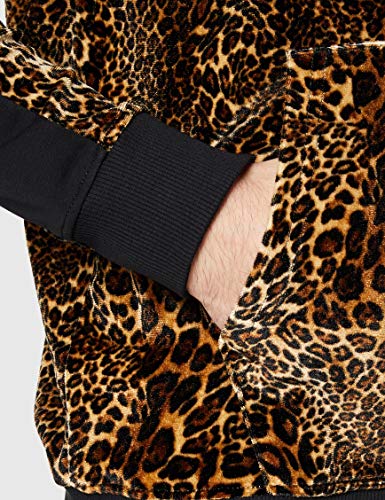 Gianni Kavanagh Leopard Savage Hoodie Sudadera con Capucha, Multicolor, Medium Hombre