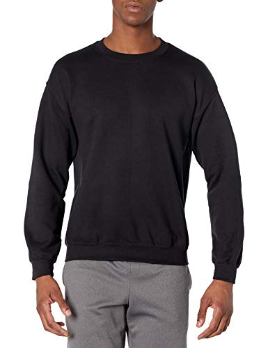 Gildan 50/50 Adult Crewneck Sweat Sudadera, Negro, XX-Large para Hombre