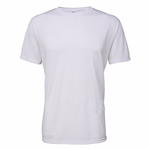 Gildan - Camiseta de Manga Corta Modelo Core para Hombre (3XL/Negro Jaspeado Deportivo)