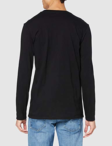 Gildan Soft Style L, Camiseta para Hombre, Negro (Black), Medium