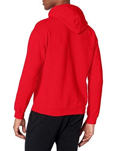 Gildan - Sudadera con capucha para hombre 18500, monocolor Heather Sport - Escarlata, color rojo XXL