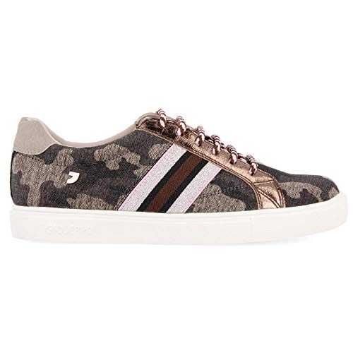 Gioseppo 47677, Zapatillas Mujer, Verde (Camuflaje 000), 39 EU