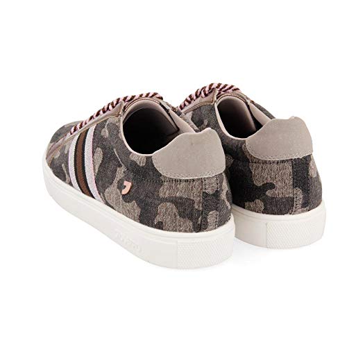 Gioseppo 47677, Zapatillas Mujer, Verde (Camuflaje 000), 39 EU