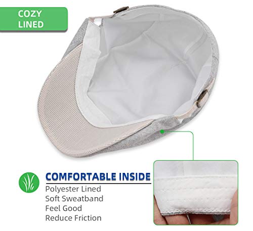 Gisdanchz Boina Boinas Hombre Gorras De Hombre Verano Gorra Campera Boinas De Hombre Gorras Camperas Gris