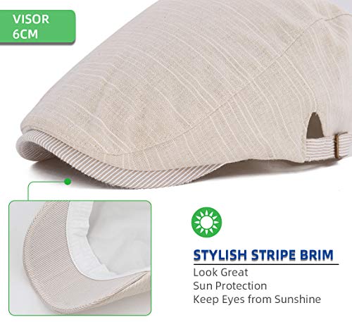 Gisdanchz Boinas De Hombre Gorra Campera Gorras De Hombre Verano Sombrero Hombre Verano Boina Niño Boinas Hombre Beige