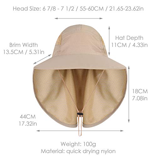Gisdanchz Sombrero Mujer Gorro Pescador Sombrero Safari Mujer Playa Gorro Pescador Hombre Sombreros Gorra De Caza Mujer Verano Sombrero Ropa Senderismo Golf Mujer Caqui