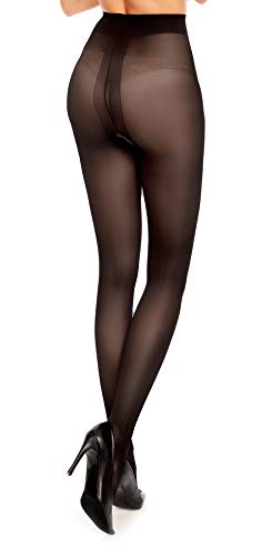 Glamory Ouvert medias, 40, Negro (Schwarz Schwarz), XXX-Large (Talla del fabricante: 3XL-56-58) para Mujer