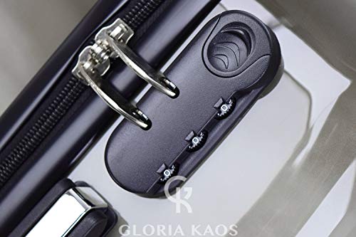 Gloria Kaos - Equipaje De Mano Maleta en Policarbonato Ultra Ligero y Flexible 50cm