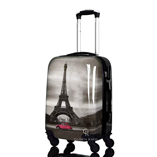 Gloria Kaos - Equipaje De Mano Maleta en Policarbonato Ultra Ligero y Flexible 50cm