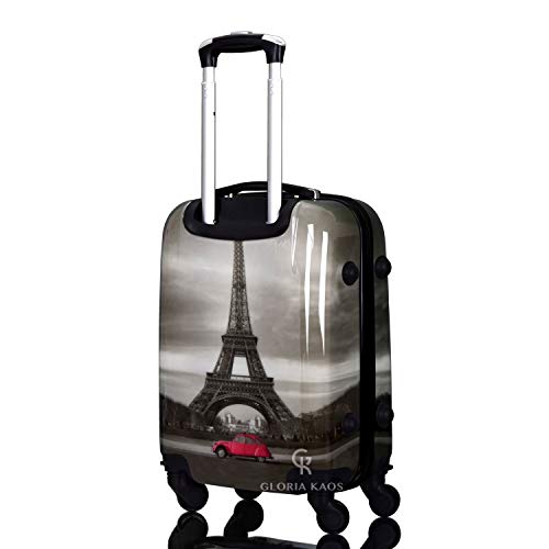 Gloria Kaos - Equipaje De Mano Maleta en Policarbonato Ultra Ligero y Flexible 50cm