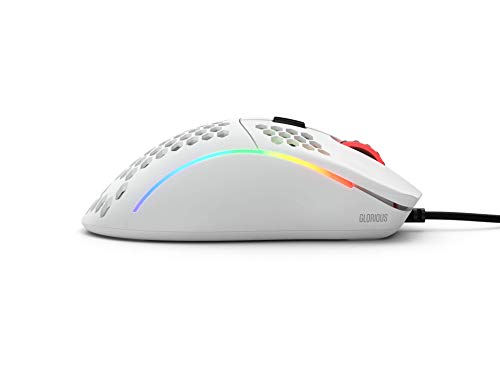 Glorious PC Gaming Race Model D Gaming-Maus - Blanco Mate, GD-White