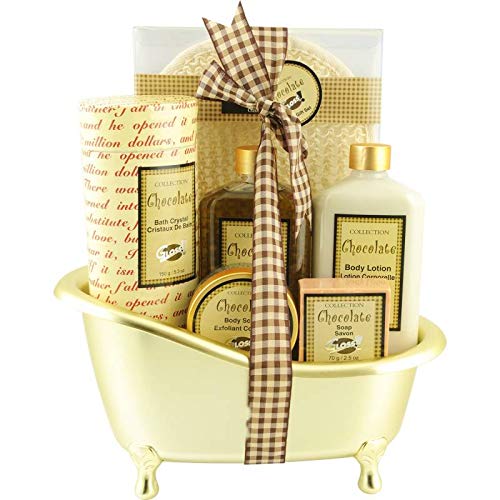 Gloss - caja de baño, caja de regalo para mujeres - Bañera de Baño Regalo - Chocolate