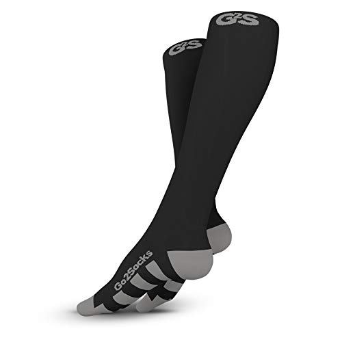 GO2 – Calcetines de compresión para mujeres y hombres calcetines de Running Athletic para Enfermeras Médicos Graduado de enfermería calcetines de compresión para viajes corriendo deportes calcetines