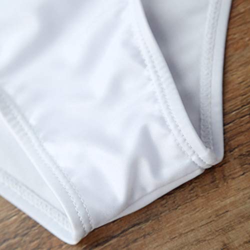 GoldenChuan Bañador de Bikini con Volantes y Volantes Grandes con Estampado de un Solo Hombro y con Almohadilla en el Pecho