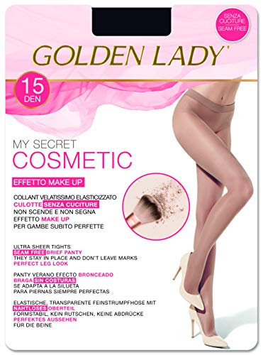 Goldenlady My Secret 15 3p Medias, 15 DEN, Negro (Negro 099a), Medium (Talla del fabricante: 3 – M) (Pack de 3) para Mujer