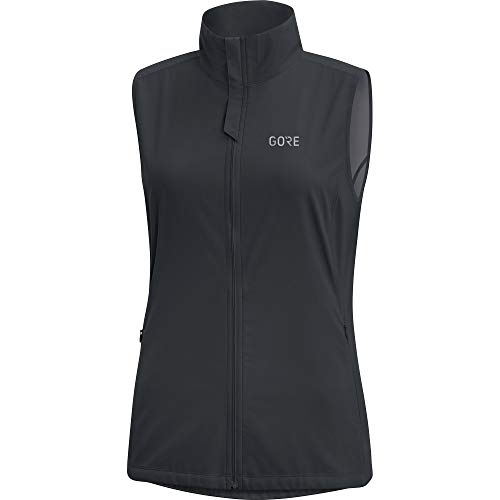 GORE WEAR R3 Windstopper Chaleco, Mujer, Black, 38