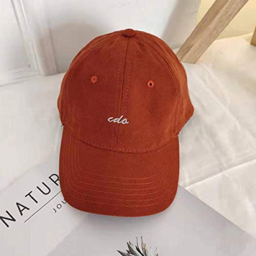 Gorra de béisbol con Bordado de Letras para Hombres y Mujeres Gorras de algodón Casquette Gorras con Nudo corredizo de Hueso de papá Gorra de Hip Hop-4_Ajustable