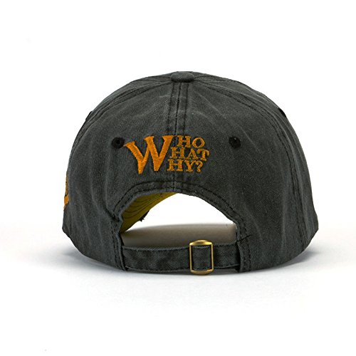 Gorras de Béisbol Hockey Letra W,Estilo Vintage Hebillas de Metal con Ancho Ajustable Sombreros Deportes al Aire Libre de Protección Solar Casuales Gorras de Béisbol de Hip Hop Caza Pesca