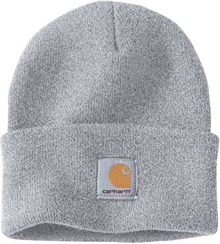 Gorro de invierno Carhartt para él y para ella, OFA, 100% acrílico, elástico (Gris Claro)