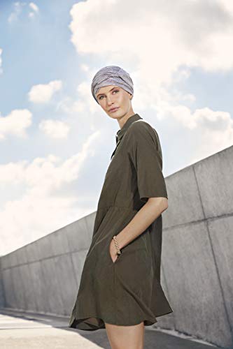 Gorro de quimioterapia Nueva colección Primavera-Verano (Gris Jaspeado con Dorado)