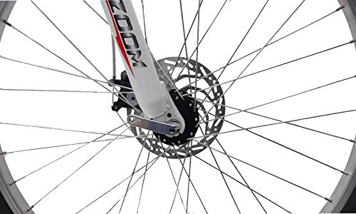 Gotty Bicicleta de montaña Modelo AGUILA-26, Cuadro 26" señora, 18 velocidades, con suspensión Delantera, Frenos de Disco, Equipo de luz Delantera y Trasera.