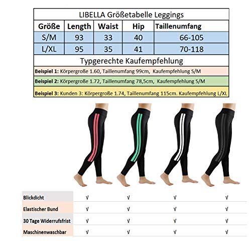 GoVIA Leggins para Damas Pantalones Deportivos Largos para Training Running Yoga Fitness Transpirables con Cintura Alta 4138 Rosa S/M