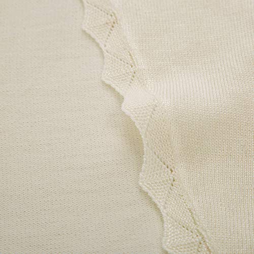 GRACE KARIN Chaqueta Corta De Mujer con Primavera Abierta Frente Bolero Marfil L CL10960-5