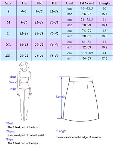 GRACE KARIN Enaguas Cortas para Mujer Cancán Vintage Rockabilly Rojo Mini Tutu S CLE02503-3