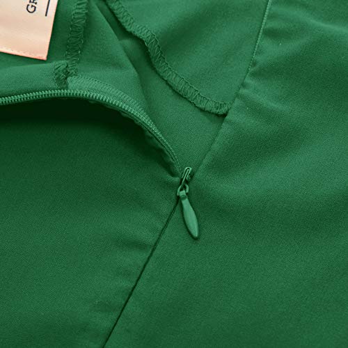 GRACE KARIN Mujer Vestido Elegante Años 50 Vestido de Mujeres Rockabilly Clásico L CL010823-4