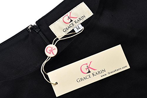 Grace Karin - Vestido sin mangas de la vendimia para mujer, 13#, talla M