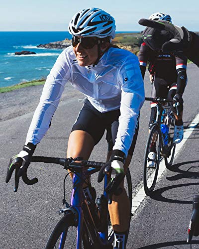 Grebarley Guantes de Ciclismo Bicicleta Montaña-Acolchados Bicicleta de Carretera de Hombres Mujeres Antideslizante Pantalla Táctil (L)