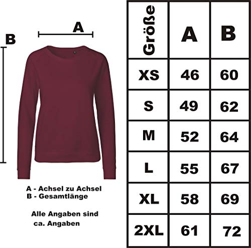 Green Cat - Sudadera - para mujer burdeos XS