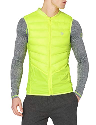 Gregster Pro Vent Chaleco Deporte, Mujer, Amarillo Neon, XL