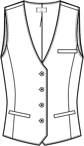 Greiff 8222 – Chaleco (para mujer, ajuste normal), negro 42