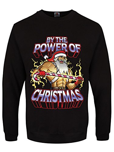 Grindstore - Jersey navideño Heavy by The Power of Christmas (XXL) (Negro)