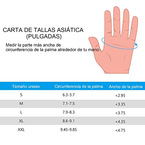 Guantes de Moto, Guantes de Pantalla Táctil para Hombre y Mujeres con Duro Proteccion Guantes de Motocicleta ATV Guantes de Dedo Completo Transpirables