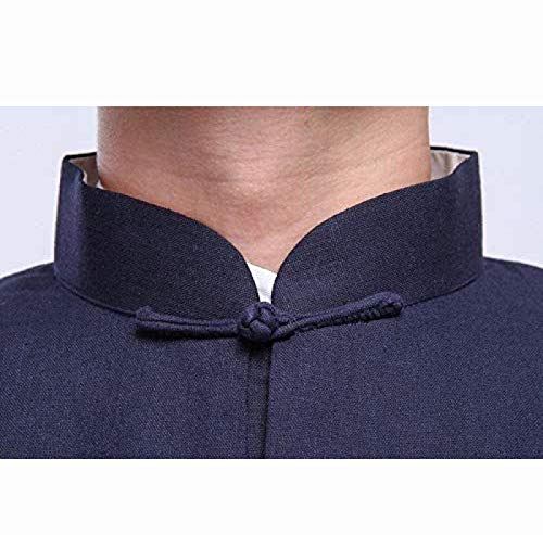 GUIOB Chino Tradicional Tai chi Ropa Artes Marciales Uniformes Trajes de Kung fu Hombre Mujer Wing Chun Kung Fu Uniforme,Black-XL