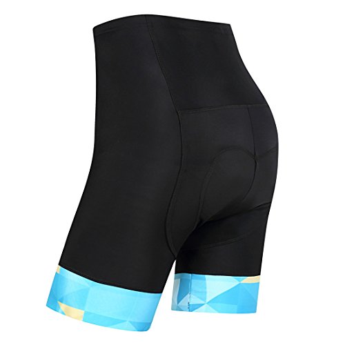 GWELL Maillot Ciclismo Mujer Cclismo Conjunto de Ropa + Culote Pantalones Acolchado 3D para Bicicleta Verano Deportes al Aire Libre