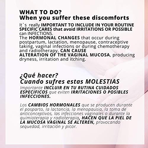 GYNEBAL CALM Gel Intimo Mujer Hidratante Vaginal Externo Prebiotico y Probiotico - CALMANTE MOLESTIAS INTIMAS PICOR ARDOR SEQUEDAD ATROFIA producidas por cambios hormonales e infecciones - 50 ml