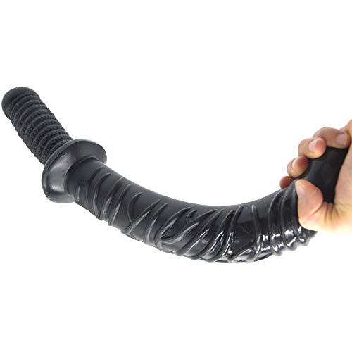 GZXZM WRQ03Y4R Pene de Silicona 16-Inch Black Handle de Feliz Grande Embalaje Puedes poderoso y Impermeables Bragas pene tamaño cableado