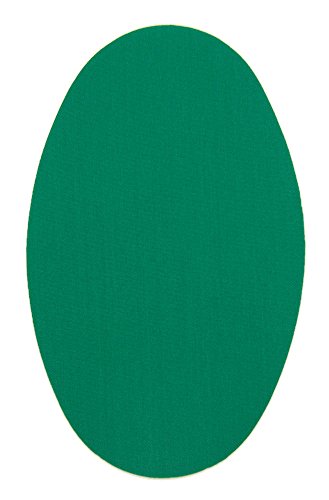 Haberdashery Online 6 Rodilleras Color Billar termoadhesivas de Plancha. Coderas para Proteger tu Ropa y reparación de Pantalones, Chaquetas, Jerseys, Camisas. 16 x 10 cm. RP16