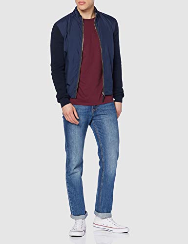 Hackett Knit Padded Jacket Chaqueta, Azul (NAVY 595), Small para Hombre