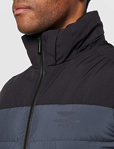 Hackett London AMR Down Gilet Chaleco Deportivo, Gris (Charcoal 987), L para Hombre