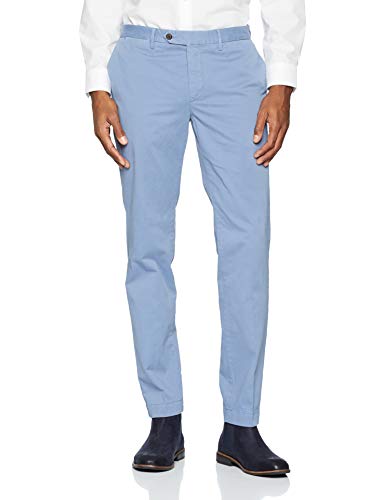Hackett London Kensington Slim Chino Pantalones, Azul (Dusty Azure 5IP), 36W / 32L para Hombre