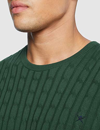 Hackett London Lambswool HZIP Jersey, Naranja (193 Spice), XX-Large para Hombre