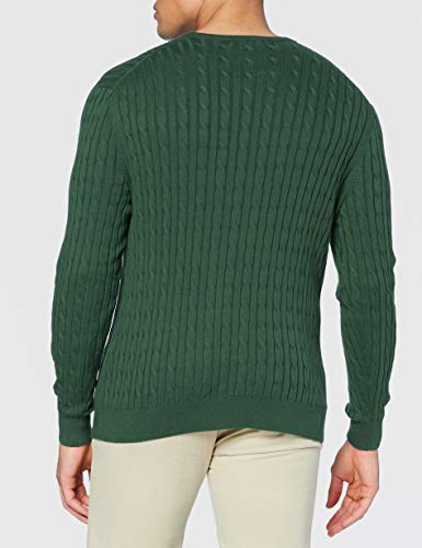 Hackett London Lambswool HZIP Jersey, Naranja (193 Spice), XX-Large para Hombre